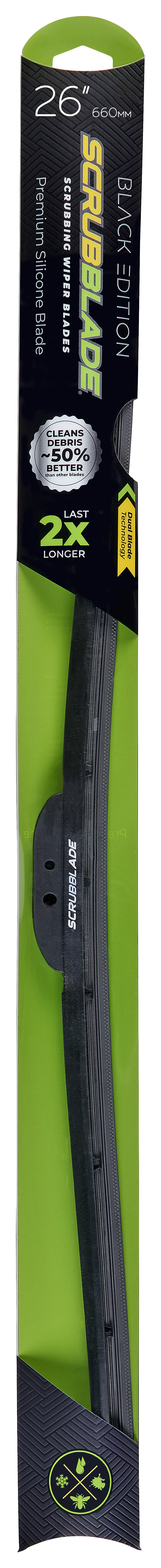 Scrubblade - 26 650mm Black Edition Silicone Wiper Blade - PB2600 product image