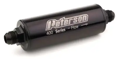 Peterson Fluid -12 Inline Oil Filter 75 MIC W/ Bypass