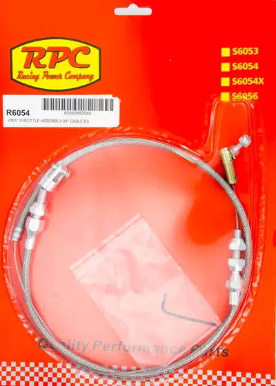 Racing Power Company Stainless Throttle Cable 24in