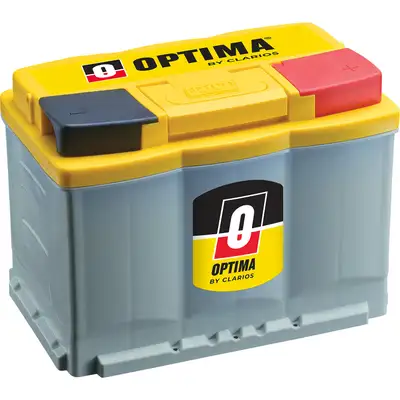 OPTIMA YellowTop® Deep Cycle Battery; Group DH5; Length 9.53 in.; Width 6.88 in.; Height 7.5 in.; Cold Crank Amps 700; Voltage 12;