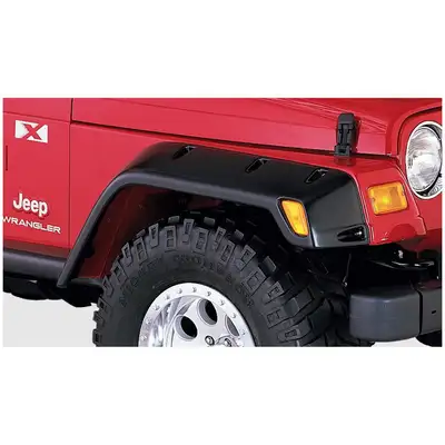 Bushwacker 9706 Wrangler Tj/0406 Unlimited Lj Pocket Style Fender Flares Front Pair O