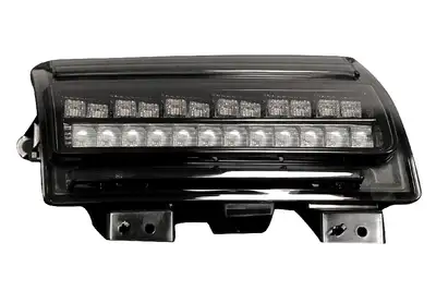 Recon Accessories Jeep Wrangler JL 18-25 Ultra Bright White DRL Oled Amber Scanning Switchback Turn Signals Fender Lights (Replaces OEM Halogen) - Multiple Lens