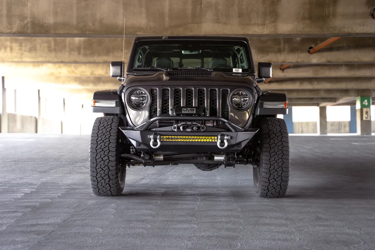 DV8 Offroad FBJL-11 Jeep Wrangler JK/JL & Gladiator JT FS-1 Series Stubby Front Bumper product image