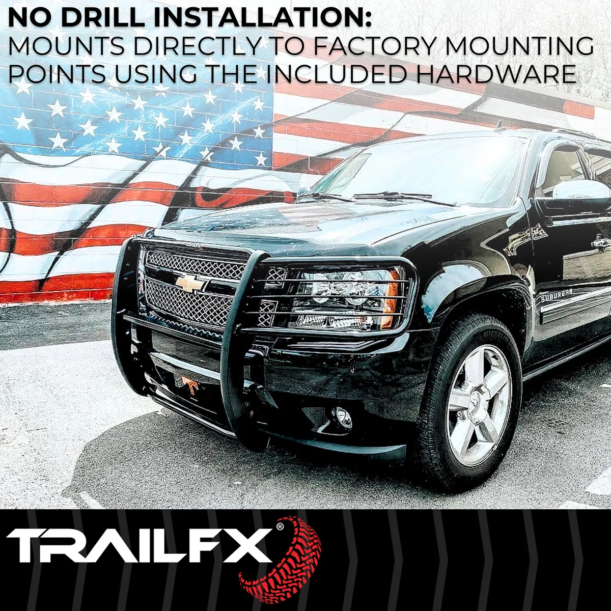 Grille Guard Silverado Blk product image