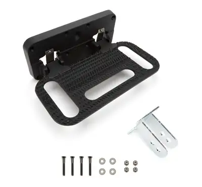 Carr CARR - 194011 - HD Mega Step Hitch Mount; Non LED Step Surface; XP3 Black; Single