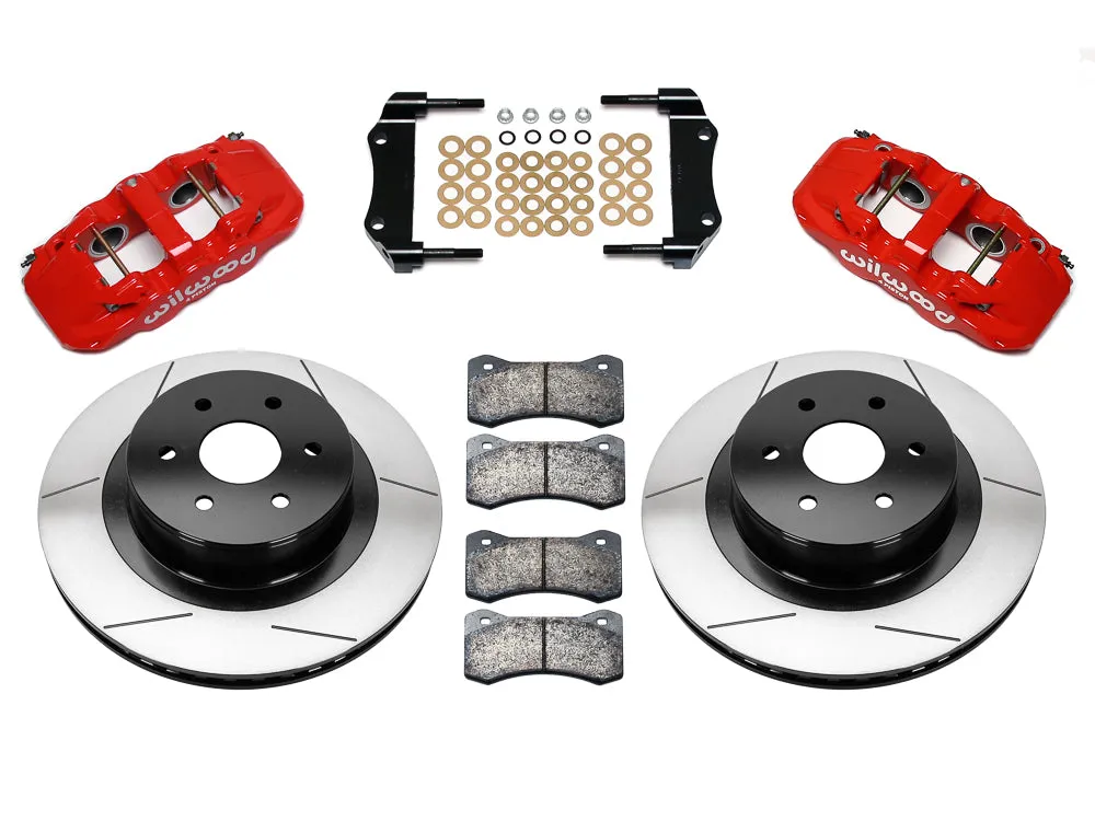 Wilwood AERO4 RearTruck Kit 14.25in Drilled 1999-2010 GM 1500-SUV 1 Piston OE Caliper product image