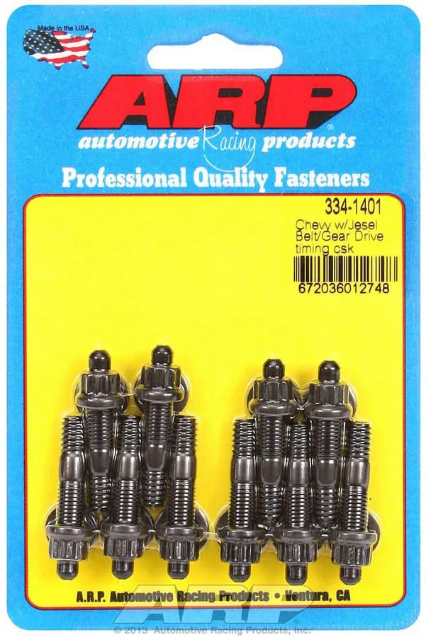 ARP Auto Racing Chevy W/Jesel Belt or Gear Drive Front Cover Stud Kit