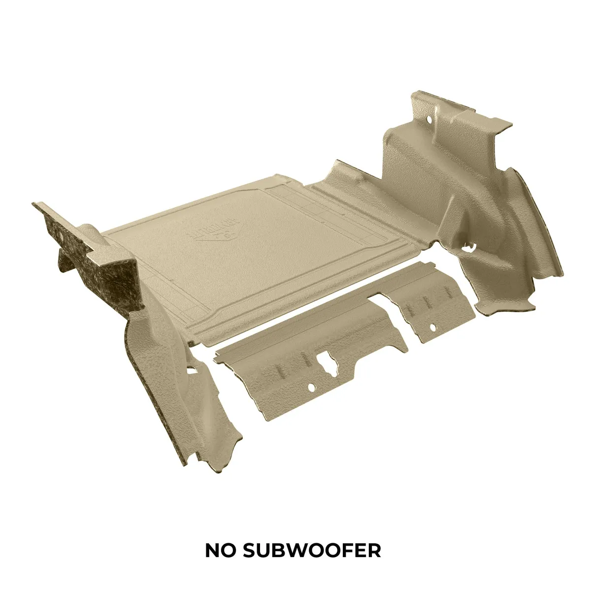 18-23 JLU 4DR cargo set cargo mat closeout wheelhouse covers WITH subwoofer mesa smoke product image