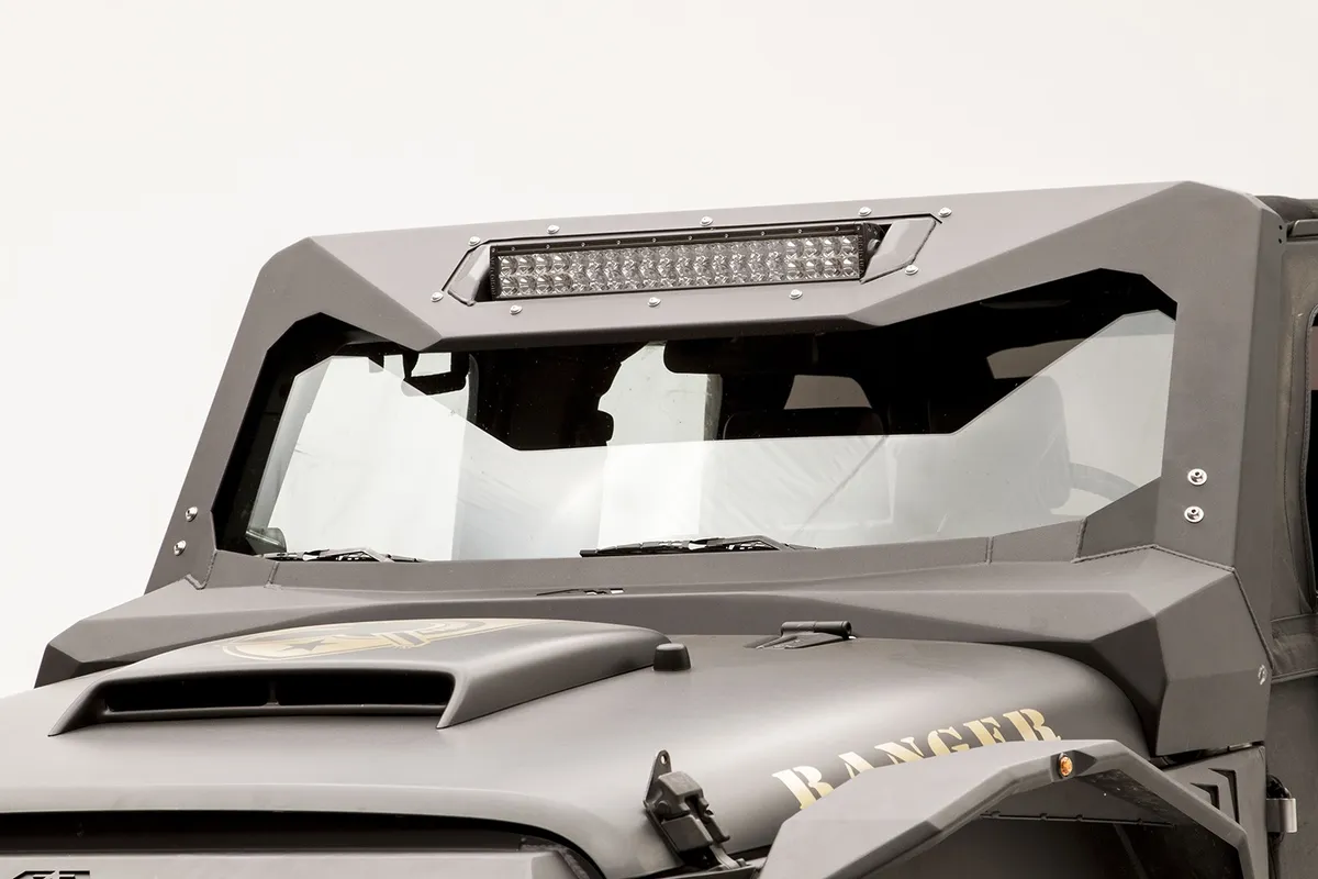 Light Bar Insert Mount; Powder-Coated; Front Vi-Cowl 20 in.; product image
