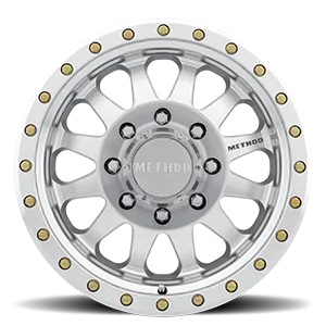 Aluminum Wheels 20x10 Double Standard MR304 Bolt Pattern 8 On 170 Offset -18 Lip Size 3.9 Machined SL Clear Coat Method product image