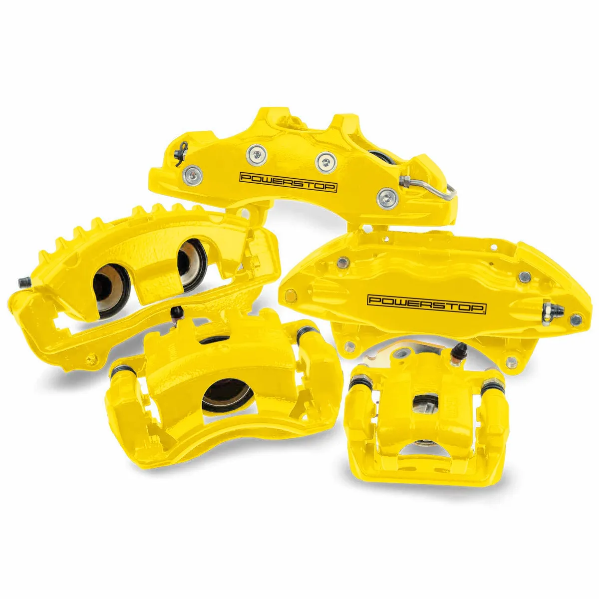 High-Temp Yellow Powder Coated Calipers (Pair) product image