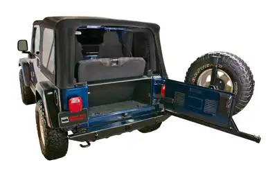 Tuffy Security Products 9706 Wrangler Tailgate Security Enclosure Black