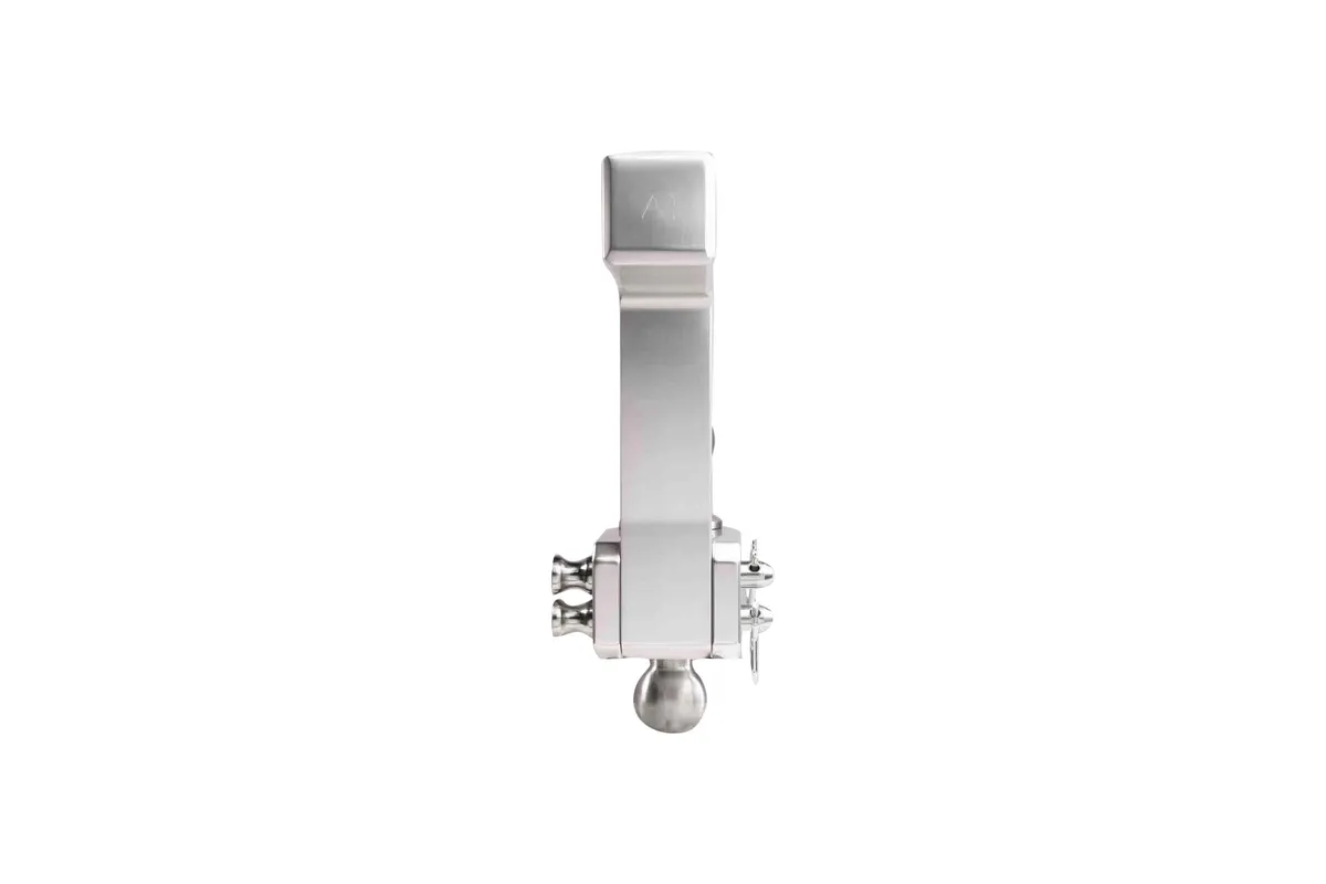 2.0" Aluminum Medium Duty Hitch 6" Drop/Rise w/ Stainless Steel Dual Ball product image