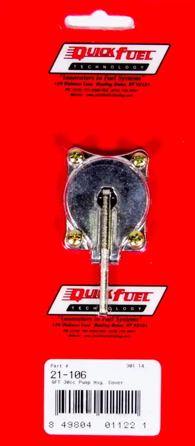 Holley QFT Aluminum 30cc Pump H sg. Cover Assy.