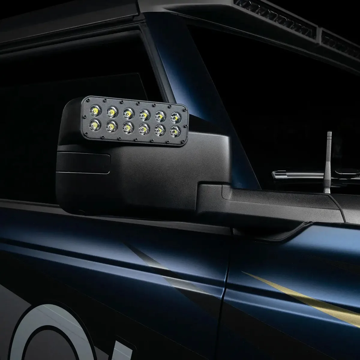 Oracle Lighting Magnetic Light Bar Cover For LED Side Mirrors -Pair - Bronco 2021+ product image