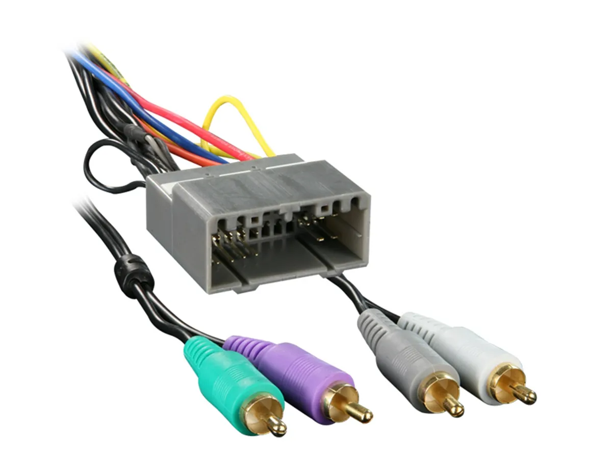 Metra Electronics TURBOWire; Wire Harness; Amplifier Integration Harness; Incl. RCAs;