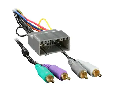 Metra Electronics TURBOWire; Wire Harness; Amplifier Integration Harness; Incl. RCAs;