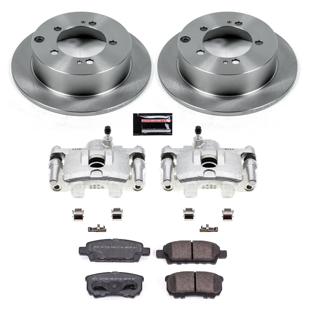 Z17 Direct Replacement Kit: Rotors; Ceramic Pads; Calipers product image