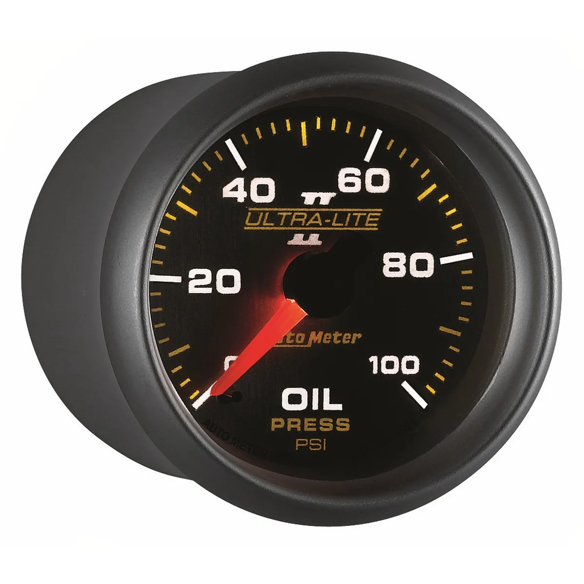Gauge, Oil Pressure, 2 1/16", 100psi, Mechanical, Ultra-Lite II product image