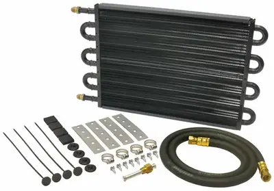 Derale 8 Pass 18 Series 7000 Copper/Aluminum Tube&Fin Transmission Cooler Kit, -6AN