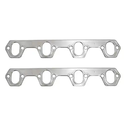 Patriot Exhaust Seal4good Multilayer Aluminum Flange Gasket Ford sb 221351w Oval 1.5 x 1.125