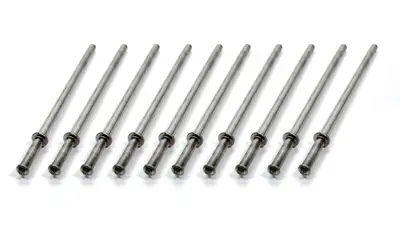Vibrant Performance Vibrant Performance - 11898 - Exhaust Hanger Rods; .375 in. (9.5mm) diameter x 9.00 in. (228.6mm) long; 10 Pack