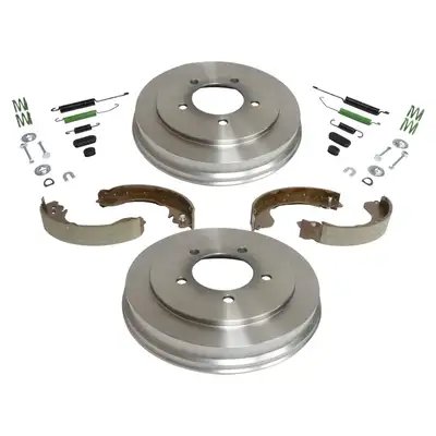 Crown Automotive Jeep Replacement Multi Colors Drum Brake Service Kit Rear Drum Brake Service Kit;includes Drums, Shoes, And Hardware;