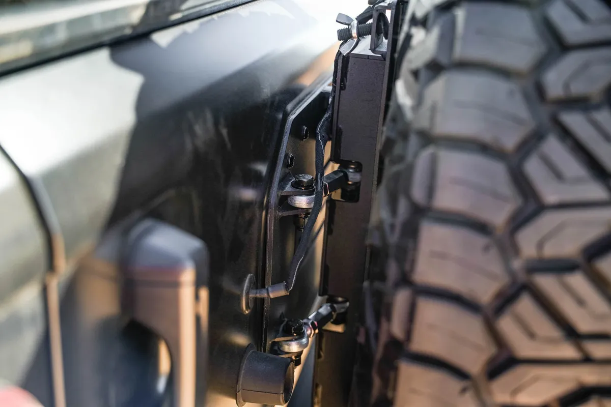 2018-2026 Jeep Wrangler JL | MTO Series Bumper Spare Tire Swing Gate product image