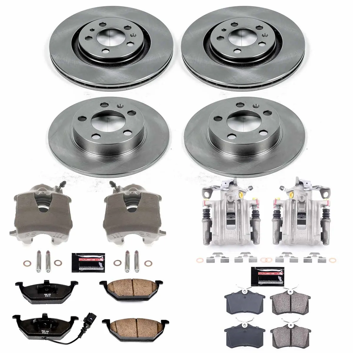 Front And Rear Volkswagen Beetle 1999 Golf 1999 Jetta 2000 Autospecialty Kit w Cals product image
