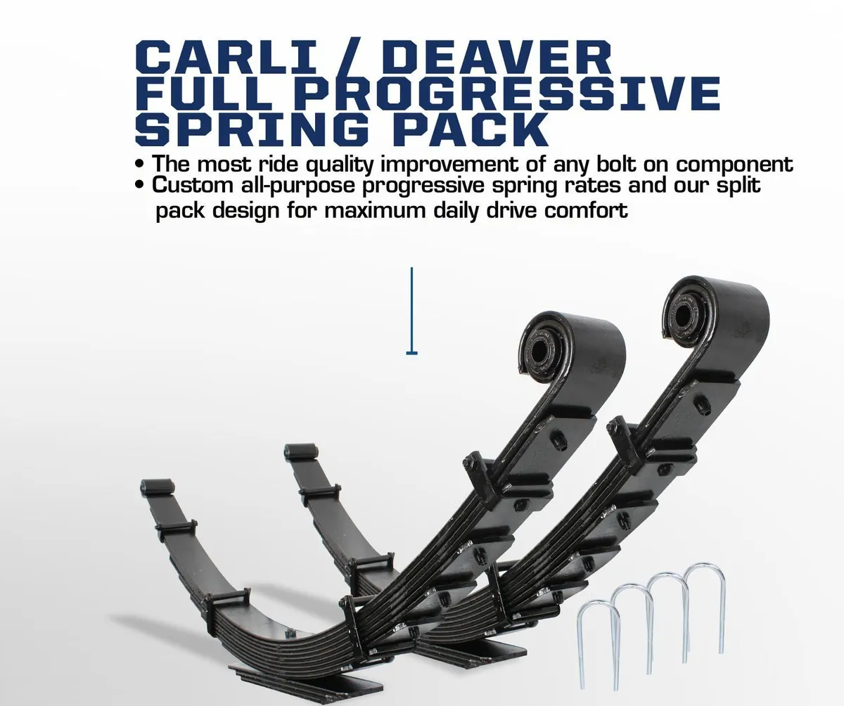 0810 F250/350 4x4 Full Progressive Leaf Spring Kit1in Lift product image