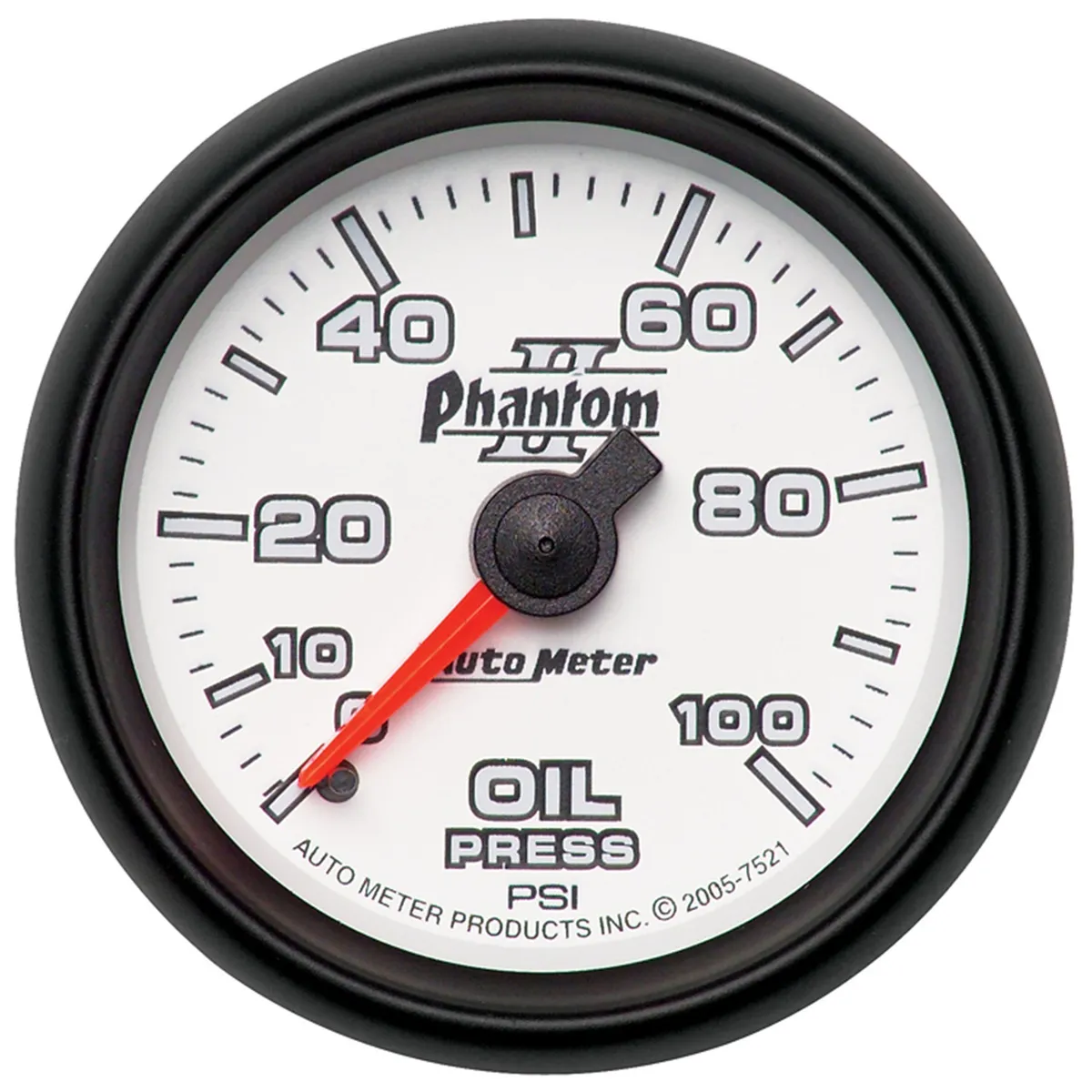 Gauge, Oil Pressure, 2 1/16", 100psi, Mechanical, Phantom II product image