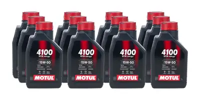 Motul 4100 Power 15w50 Oil Case 12 x 1 Liter