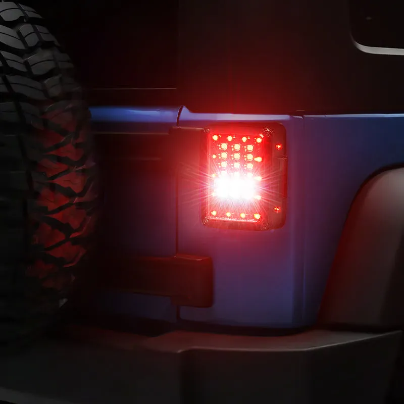 Classic LED Tail Lights For Jeep Wrangler JK JKU 2007 - 2018 product image