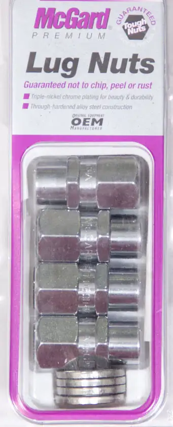 McGard Hex Lug Nut M12x1.5 Drag Racing Mag Washer Short .49 in Shk 13/16 Hex 1.6 in