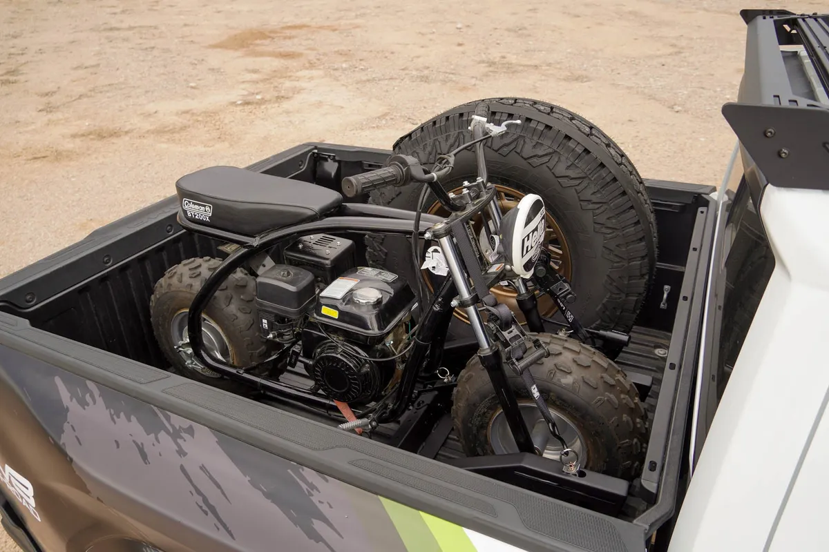 Universal Truck Bed Tire Carrier & Accessory Mountblack product image