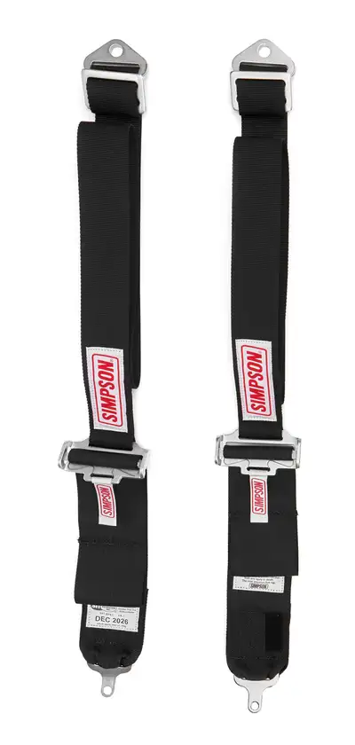 Simpson Safety Shoulder Harness HANS Ind CL P/D Black