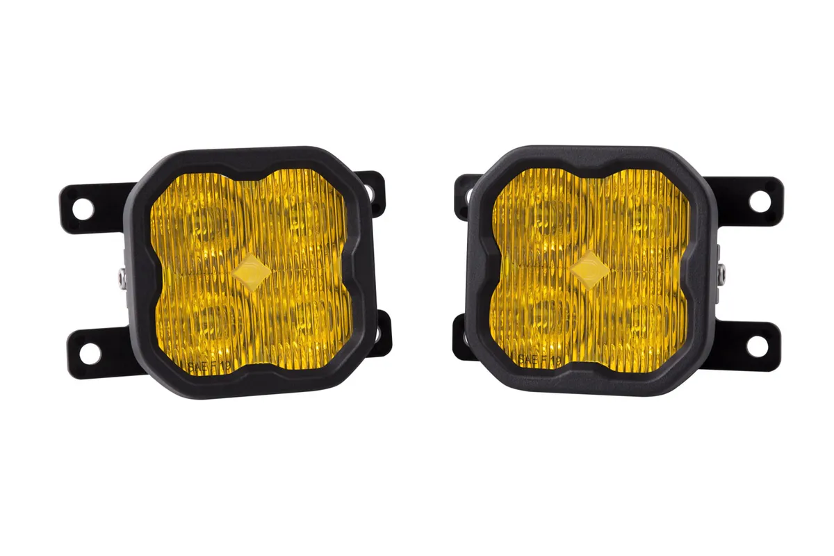 Diode Dynamics SS3 LED Fog Light Kit, Sport - Yellow SAE Fog - 2021+ Bronco product image