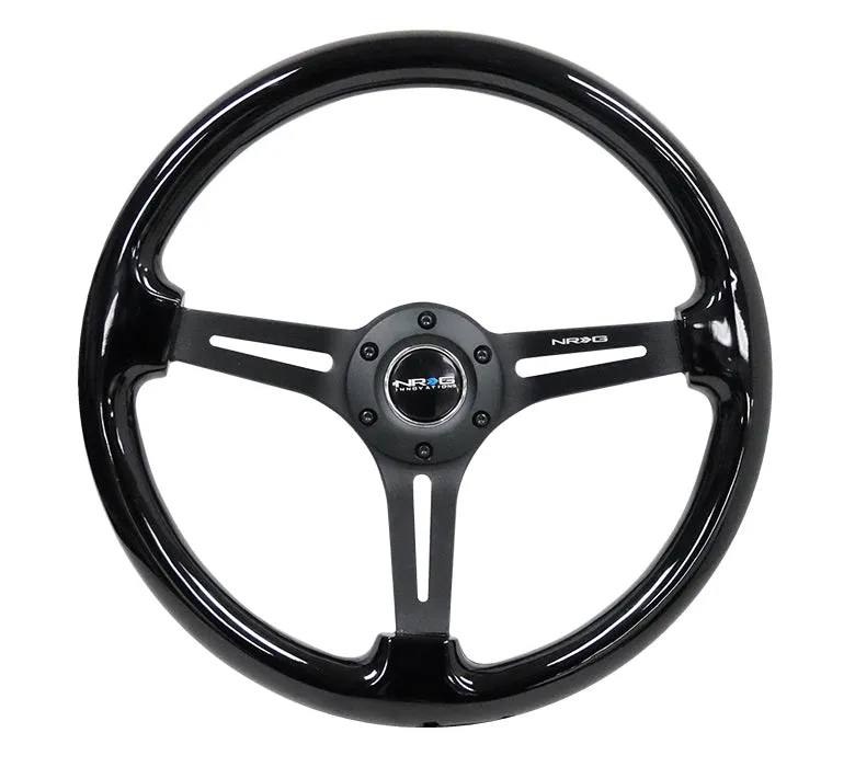 NRG Innovations Steering Wheel 350mm 3in Dish Galaxy -Neochrome