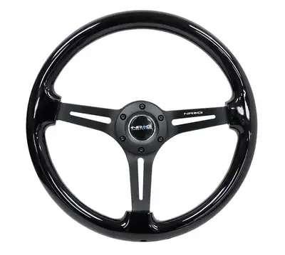 NRG Innovations Steering Wheel 350mm 3in Dish Galaxy -Neochrome