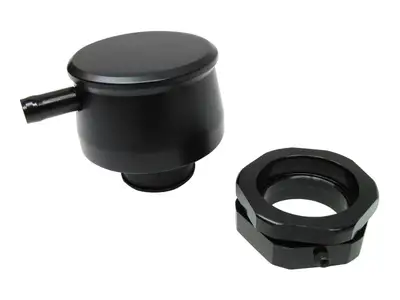 PRW PRW - Valve Cover Breather Kit, Push In Style, Black Anodized - 4120443