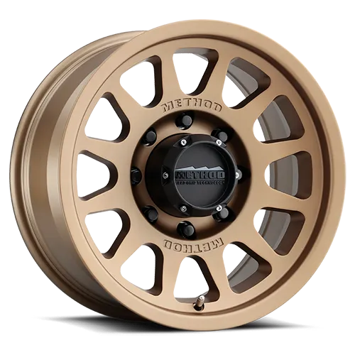 Aluminum Wheels 17x9 Bead Grip MR703 Bolt Pattern 8 On 165.1 Offset -12 Lip Size 1.18 Method Bronze BRZ Method product image