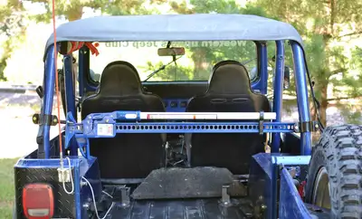 Steinjager Recovery and Towing 1987-1995 High Lift Jack Mount Roll Bar Bare
