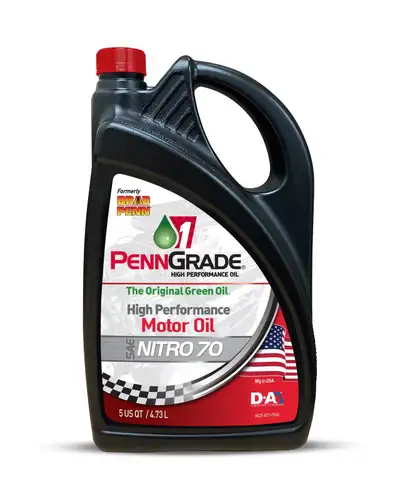 PennGrade High Performance Motor SAE Oil Nitro 70 Monograde 4/5 qt Case