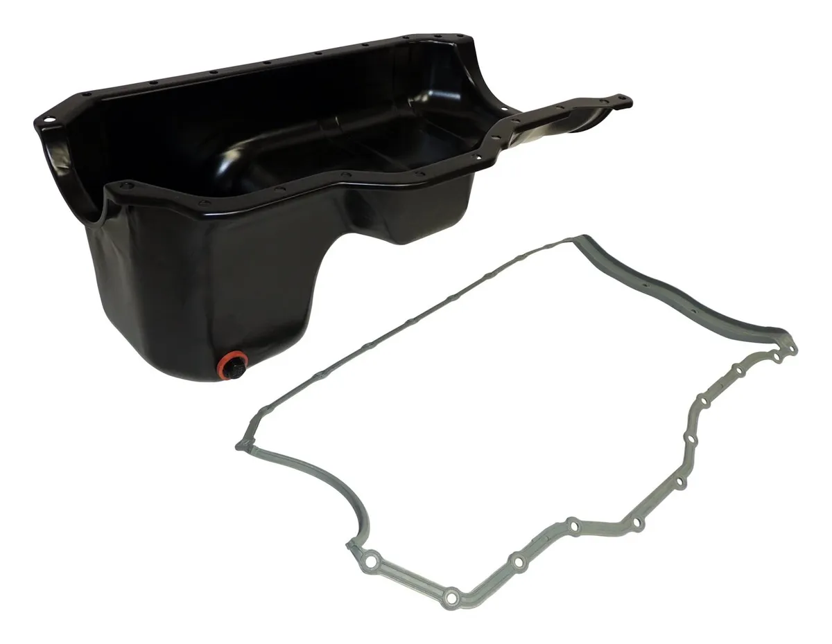 Engine Oil Pan Kit Jeep Dodge 1997-2002 TJ Wrangler 1996-2000 XJ Cherokee 1996-2002 AN Dakota w 2.5L Engine Engine Oil Pan Kit Includes Oil Pan and Oil Pan Gasket product image