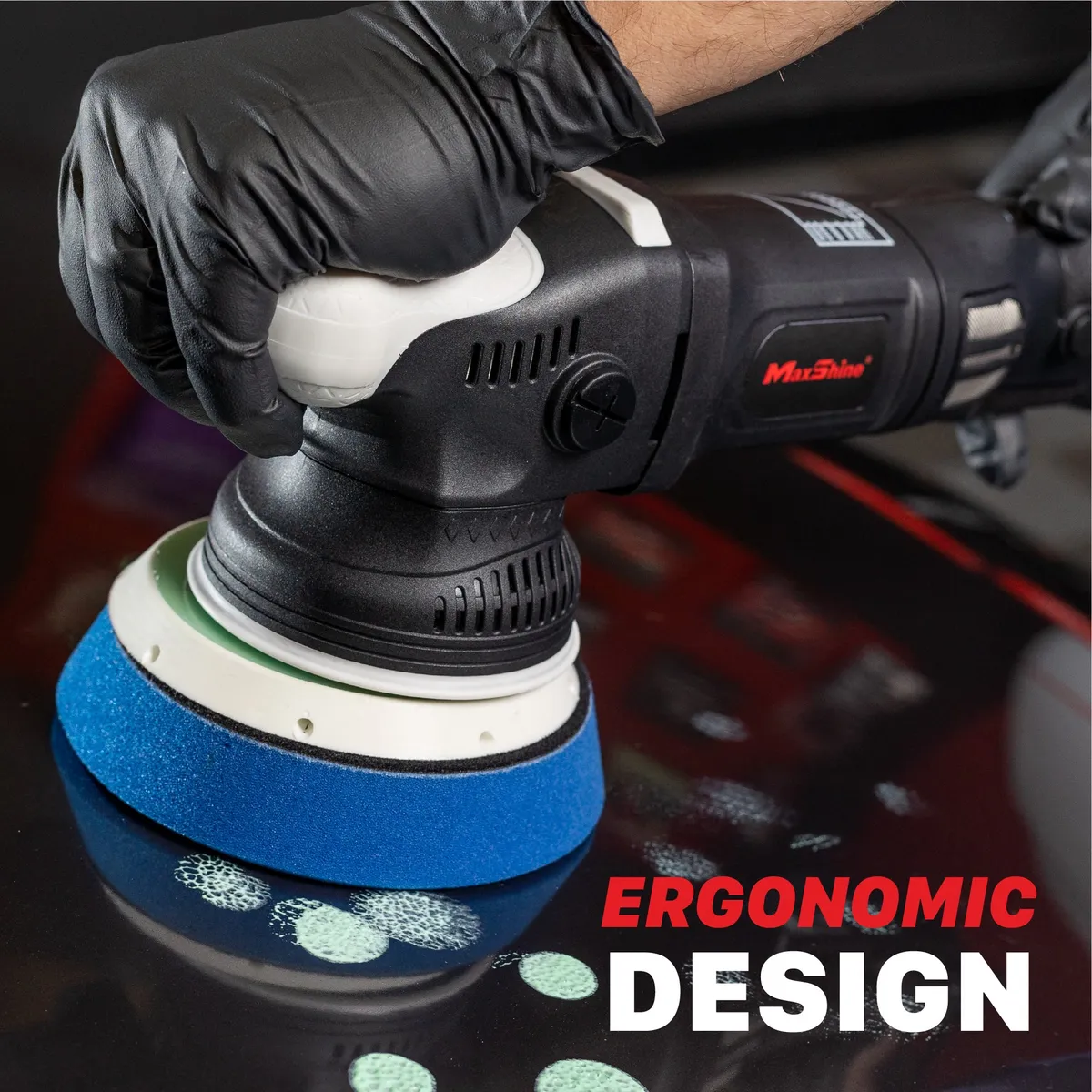 Dual Action Orbital Polisher | M15 Pro - 5in Plate, 15mm Throw, 1000W product image