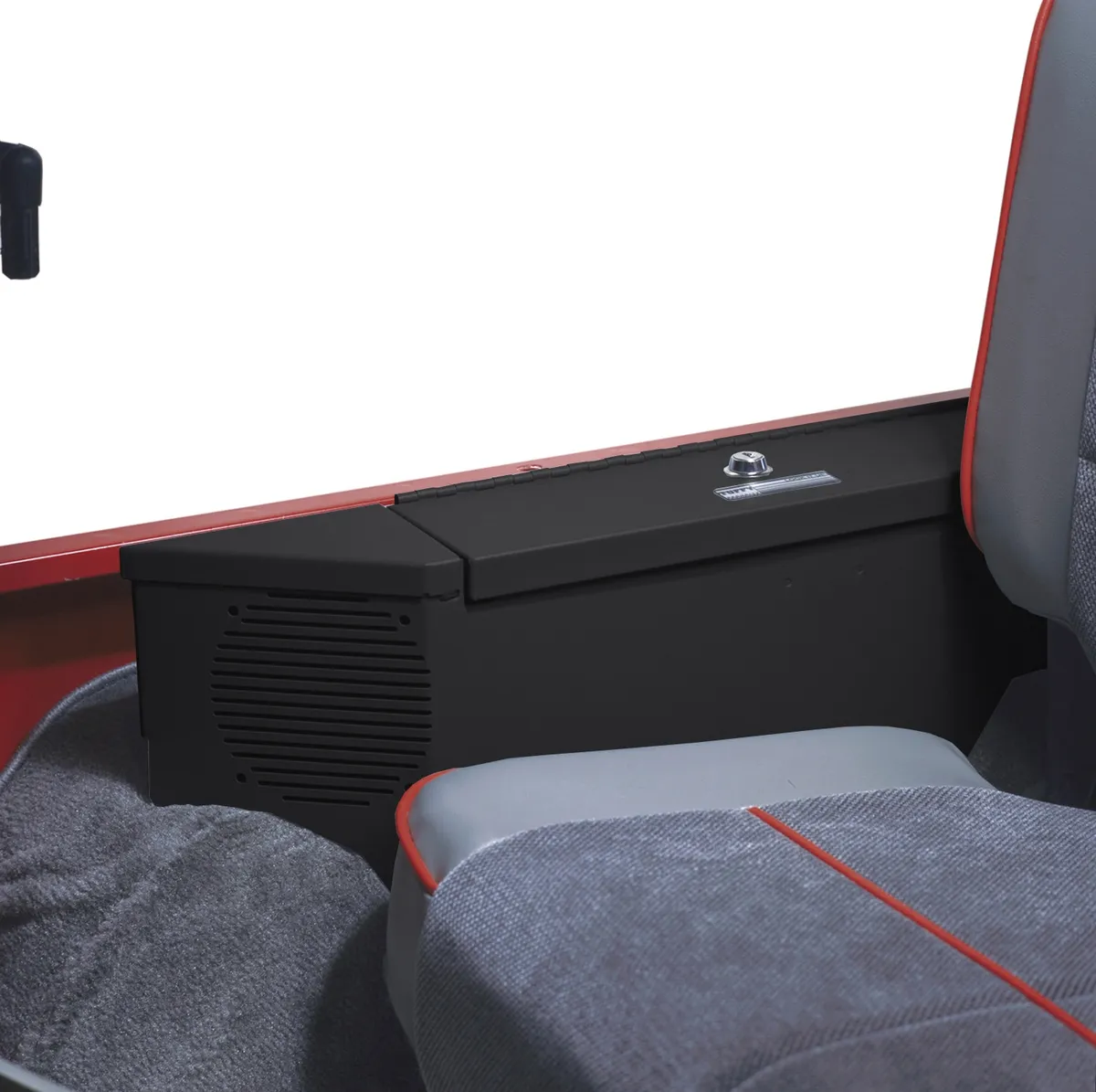 Security Speaker/Storage Lockbox - '97-06 Wrangler TJ (Black; Standard Key) product image