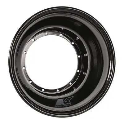 Keizer Aluminum Wheels Wheel Half 12-Blt 10in x 6in Black