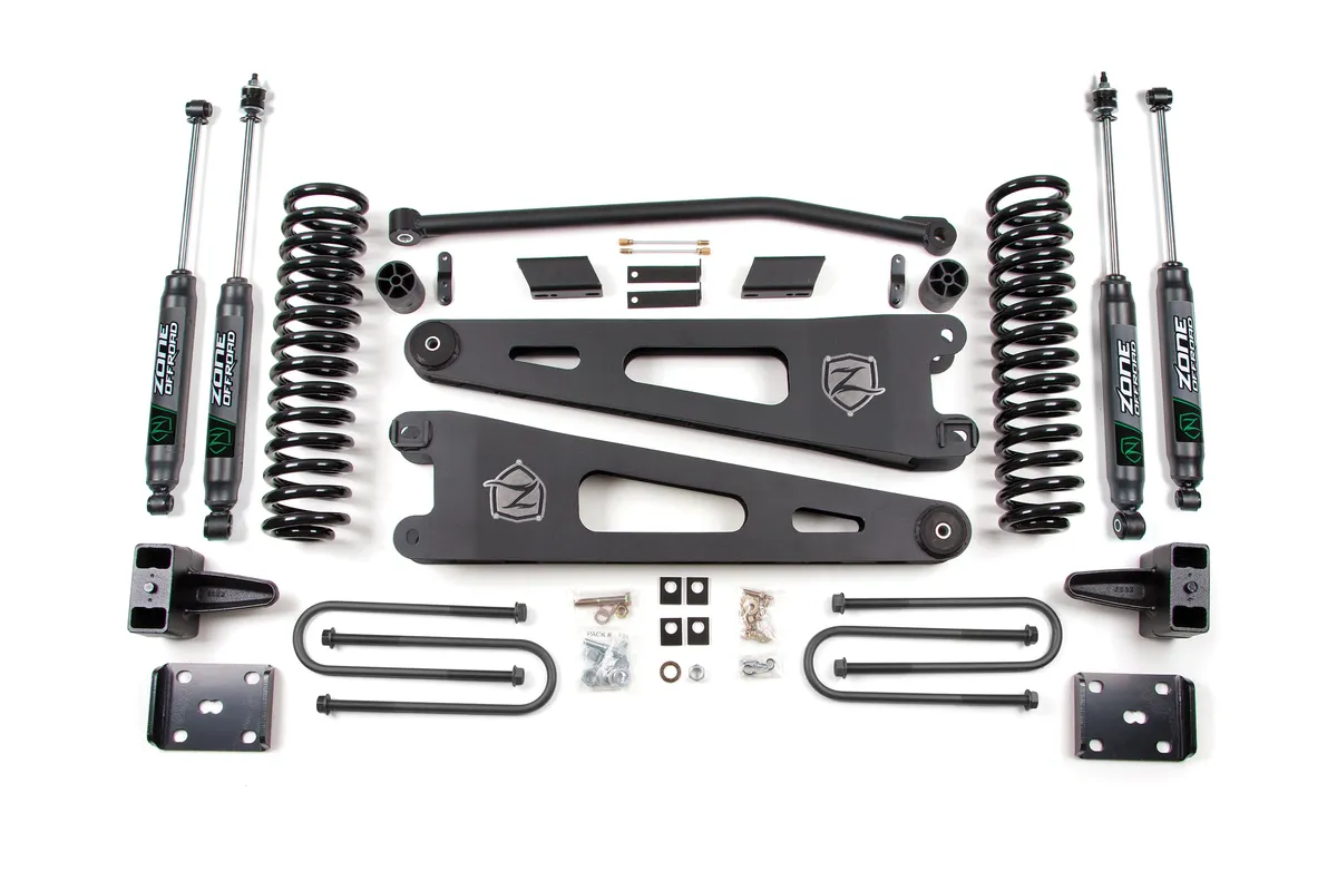 2011-2012 Ford SD 4 Radius Arm Lift System - Gas - Front Coil Rear Block - Fox adventure Series Shocks product image