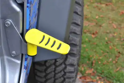 Steinjager Exterior Accessories 2007-2018 Foot Pegs Neon Yellow