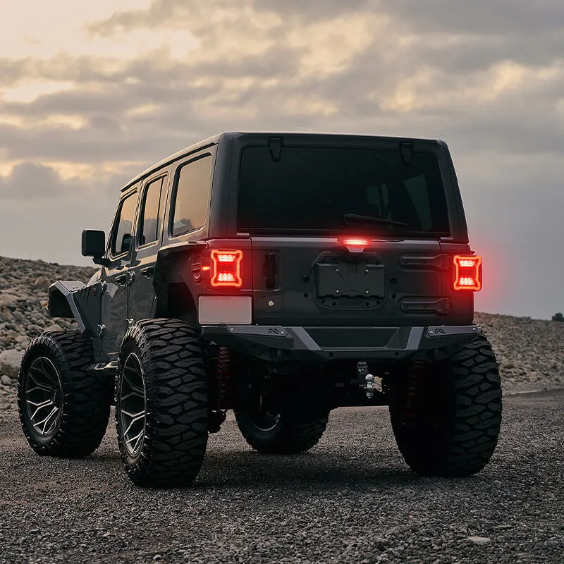 JL Mega Bundle - 9 Inch LED Halo Headlights with Turn Signals, Fogs, Tail Lights, Brake Lights For Jeep Wrangler JL product image
